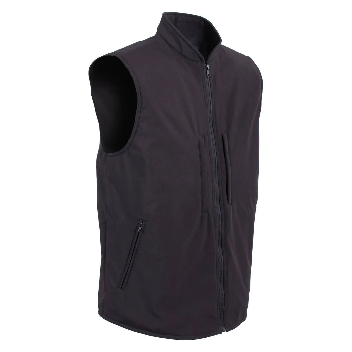 Black Soft Shell Vest W2547