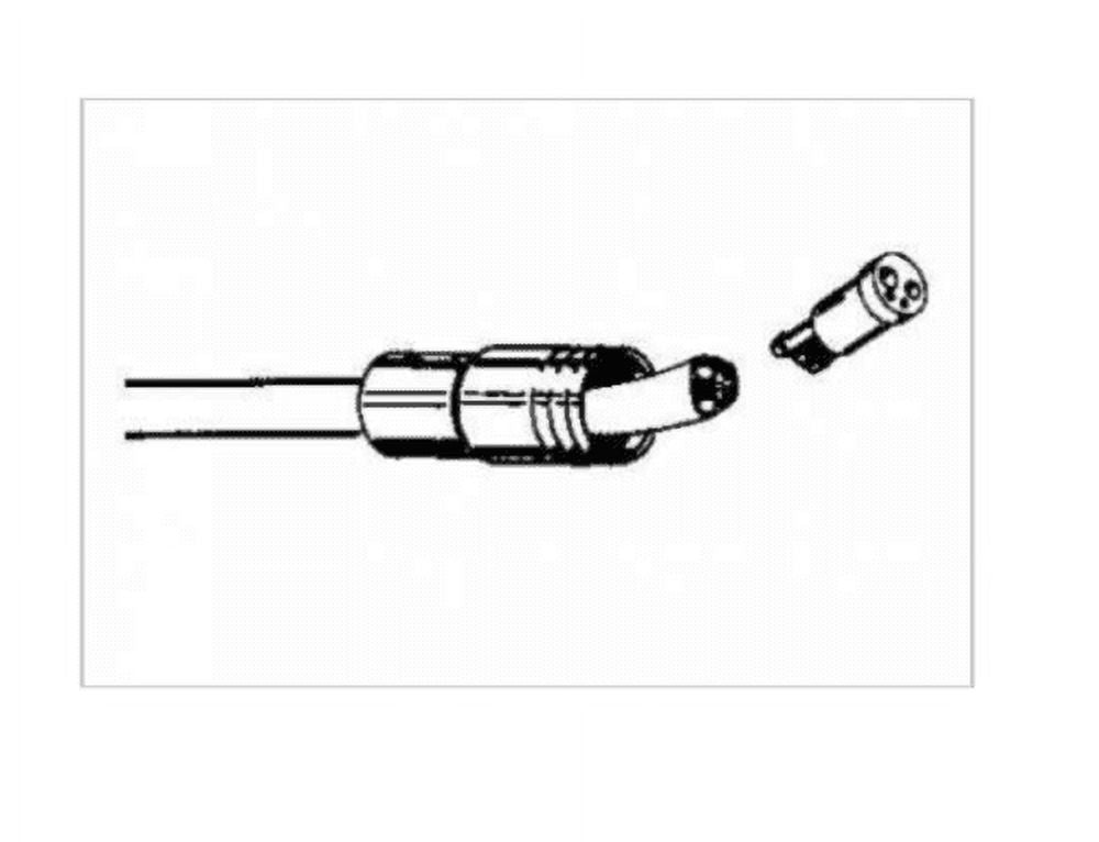 4-Hole Handpiece Tubing Black 7 ft. Connector H91909