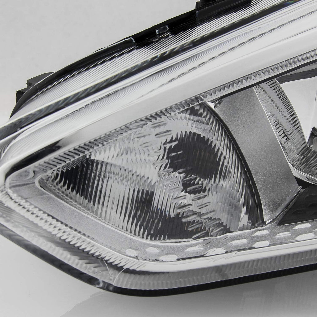 Chrome Bezel Halogen Headlight Driver Left Side O63580