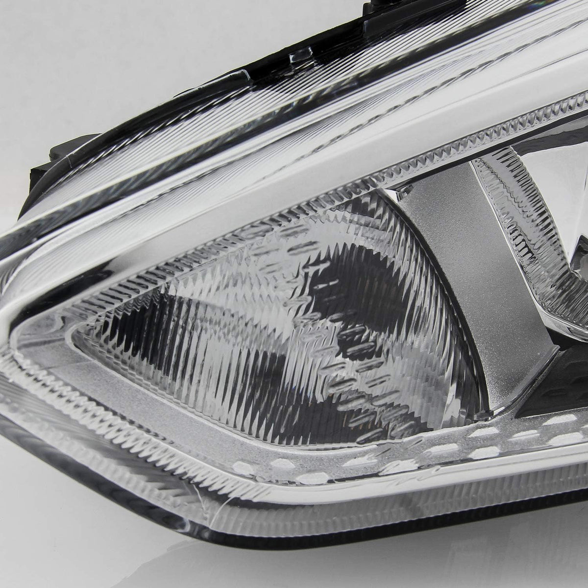 Chrome Bezel Halogen Headlight Driver Left Side O63580