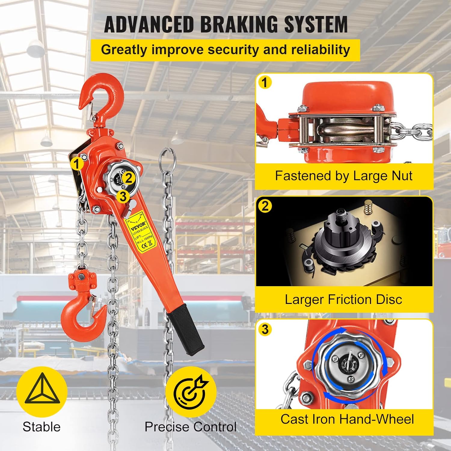 Orange Chain Hoist W29451