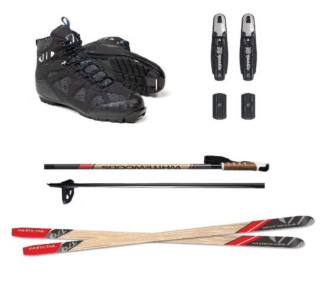 Whitewoods WHITETAIL Metal Edge Cross-Country NNN Ski Pkg 160cm G37760