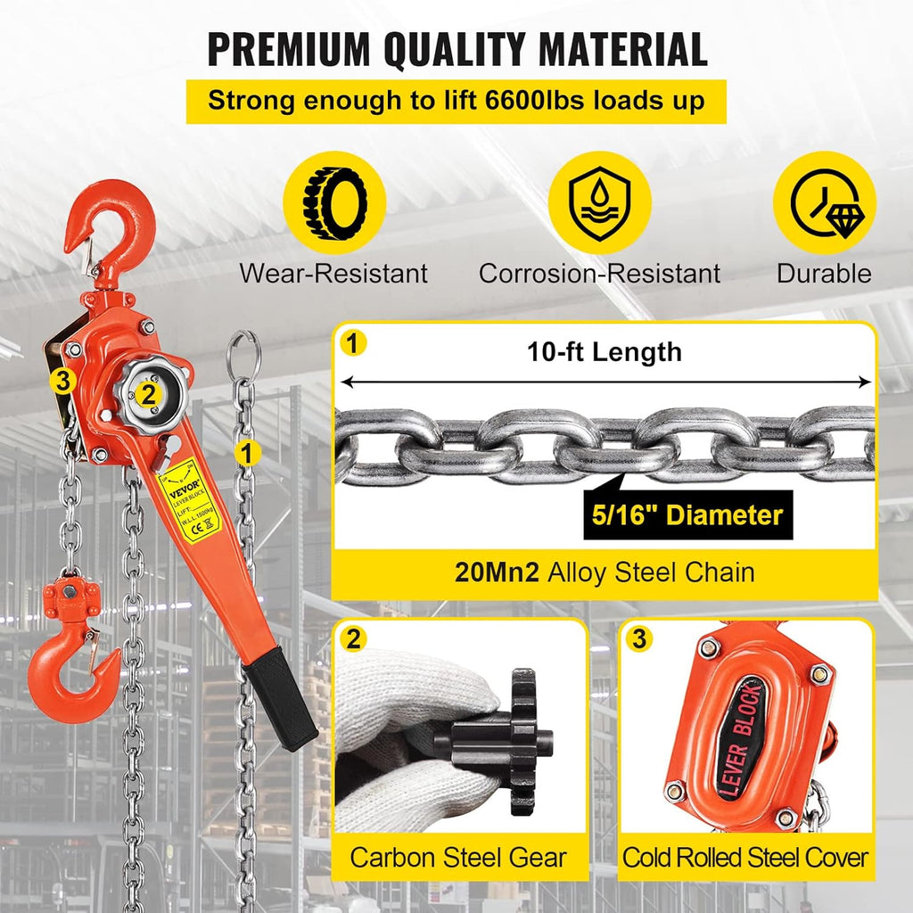 Orange Chain Hoist W29451