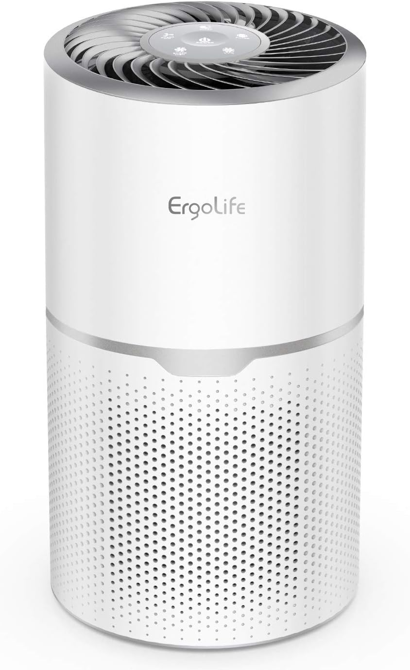 White True HEPA Air Purifier with UV Light Sanitizer and Ionizer Z756