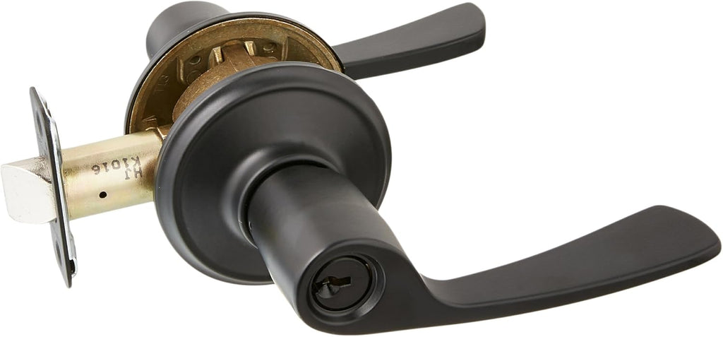 Matte Black Keyed Entry Lever L3970