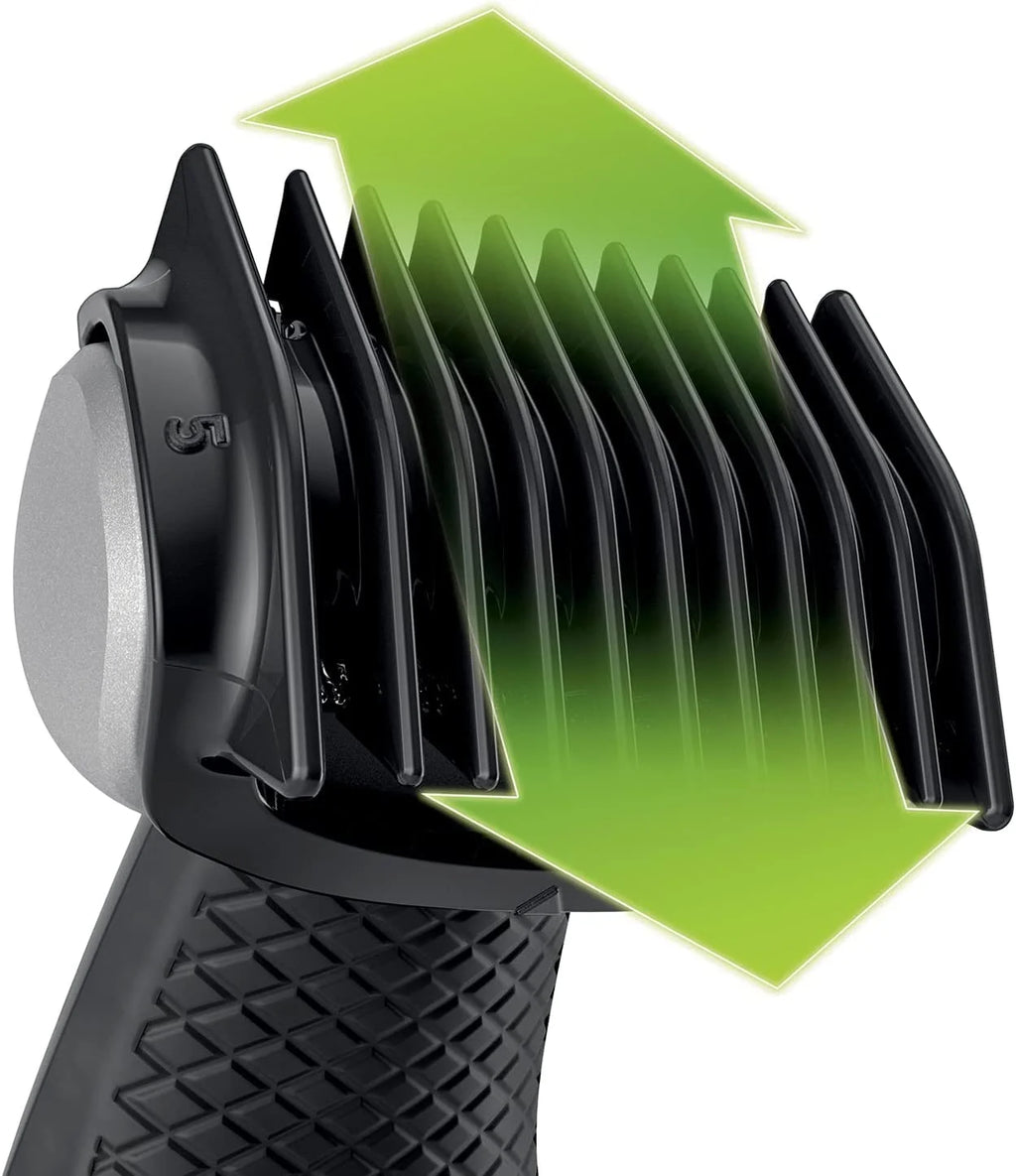 Electric Shaver with Back Hair Piece D925025