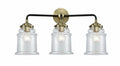 24 inch 3 LED Bath Vanity Brushed Satin Nickel Finish with Matte White Glass Y537592