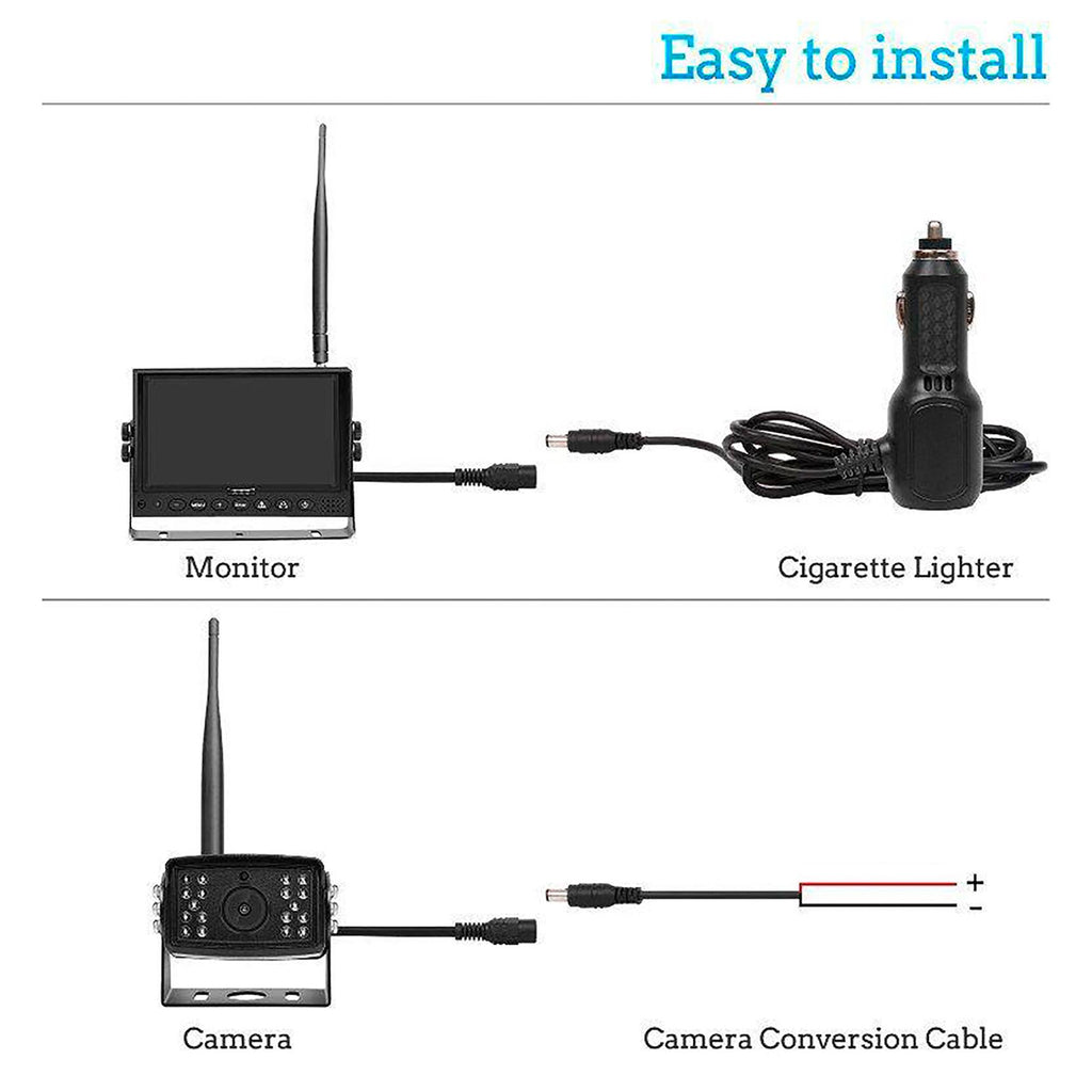 Heavy Duty Backup Camera with 7 in. LCD J5206