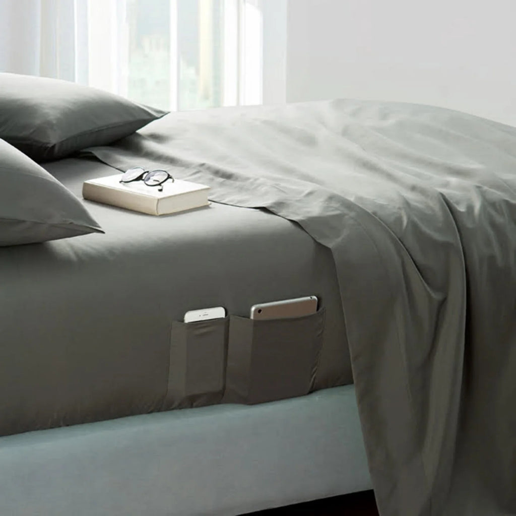 Supersoft Nightfall Navy Bedside Pocket Sheet Set G291