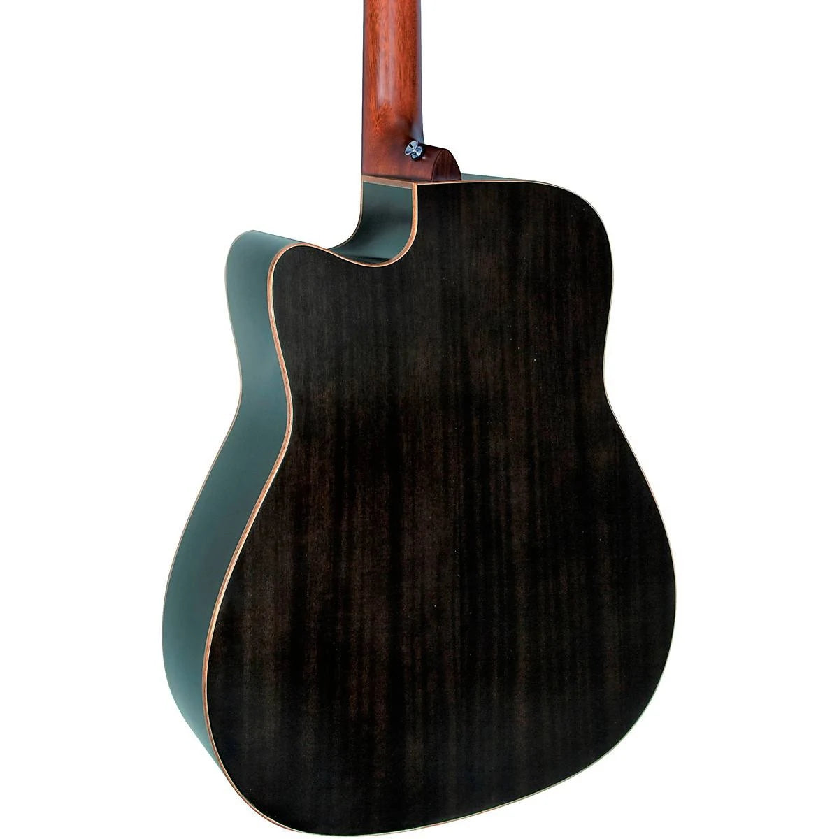 Transparent Black Acoustic-Electric Guitar Q598316
