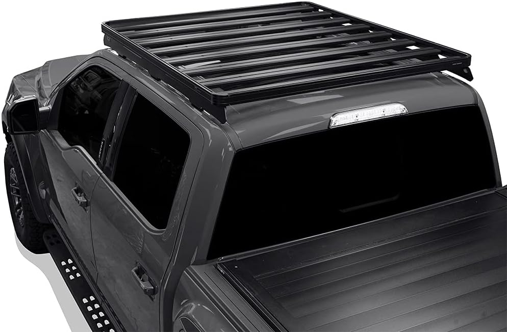 Slimline II Roof Rack Kit Low Profile Aluminum Platform Tray Cargo Carrier H35373
