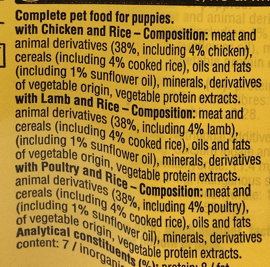 Pedigree Can Cuts in Jelly Tinned Puppy Food 6 X400g X3358