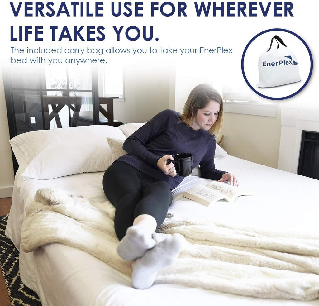 Luxury 15 Inflatable Twin Air Mattress with Built-in Dual Pump L1749