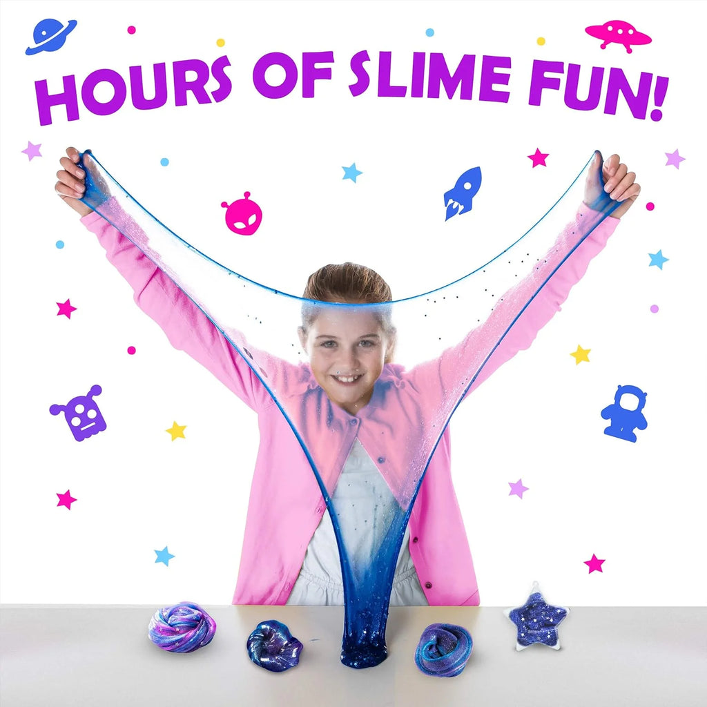 Mini Galaxy Slime Kit with Glitter, Glow in The Dark Powder S808266