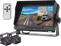 7 inch 1080P Dual Backup Camera with Monitor Kit S36101