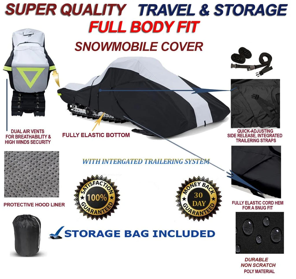 600 Denier Full Fit Snowmobile Travel and Storage Cover W37135