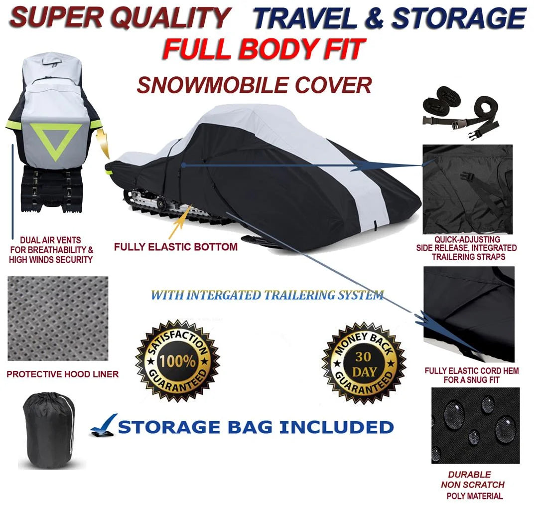 600 Denier Full Fit Snowmobile Travel and Storage Cover W37135