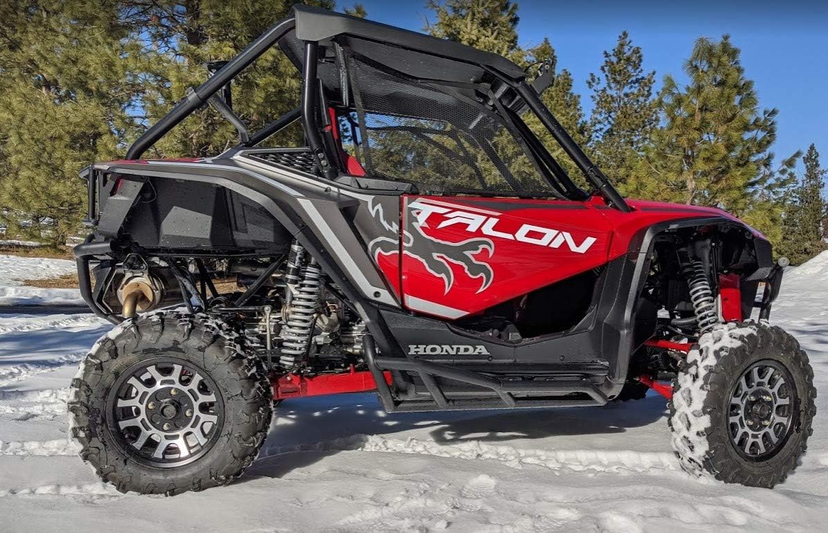 Black Nerf Bars Rock Sliders Tree Kickers for Honda Talon Two Seat 1000X / 1000R G839751
