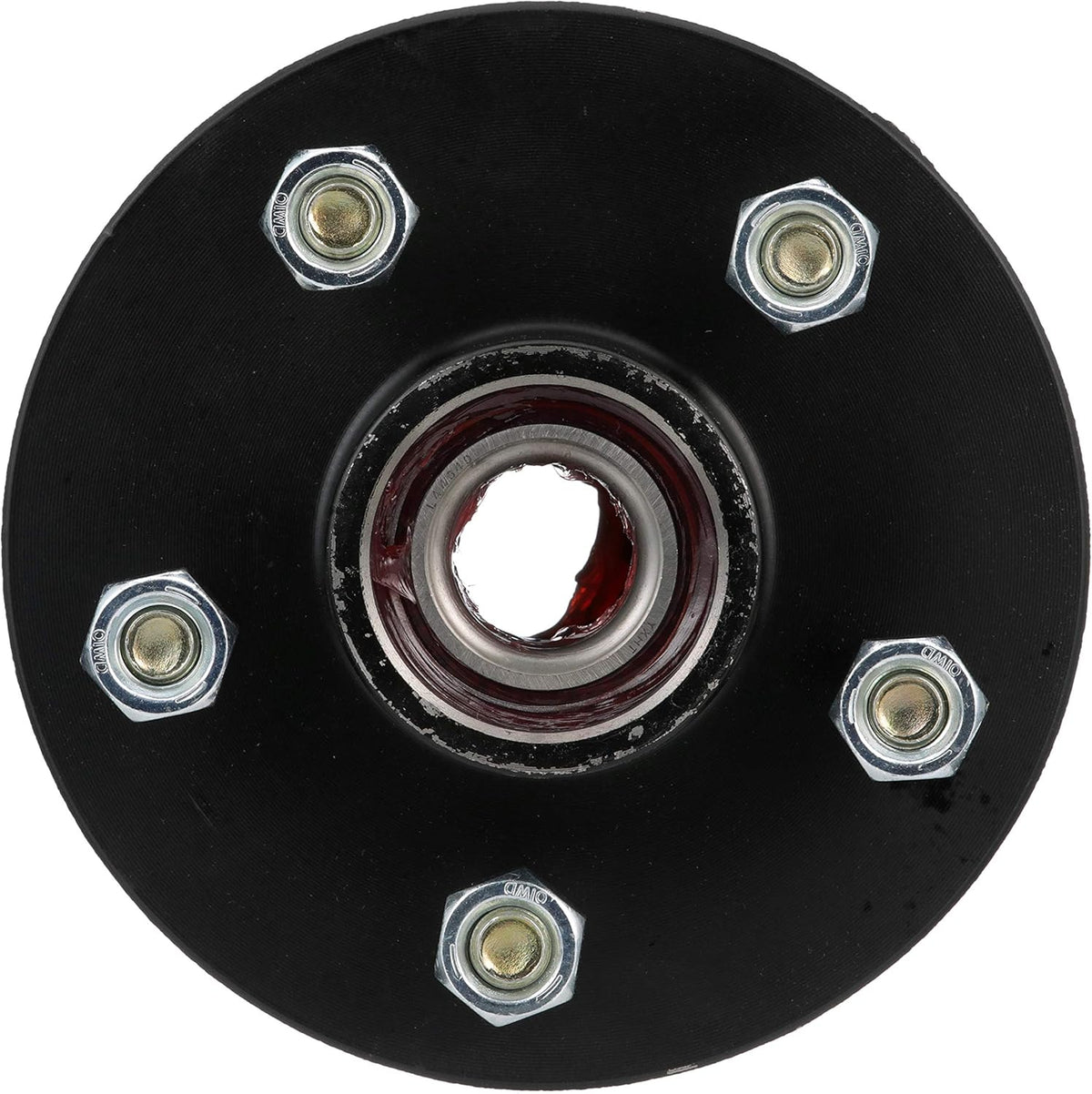 Black Painted Tapered Boat Trailer Wheel Hub Kit Pack of 2 B1289