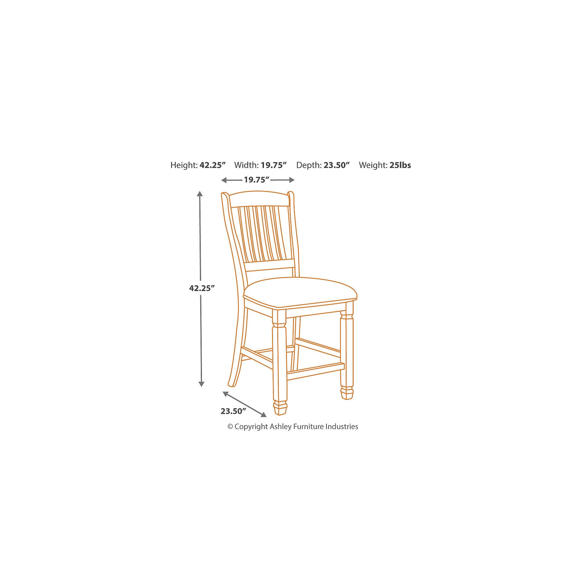Farmhouse Barstool, Set of 2 Z305