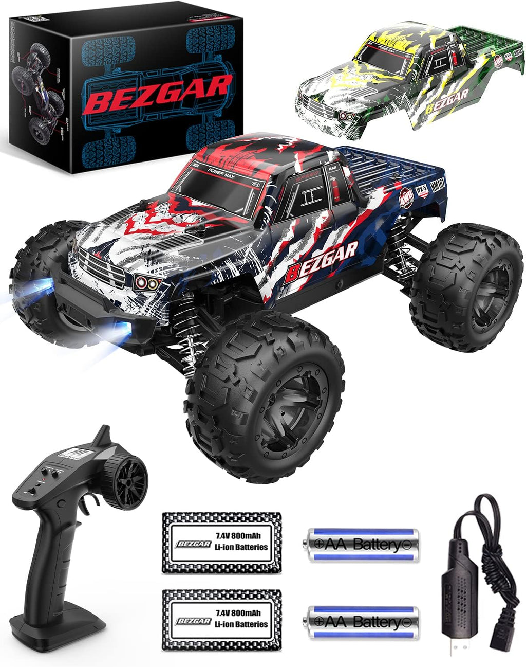 7 Hobby Grade 1:16 Scale Remote Control Truck Q466