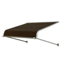 Brown Solid Fixed Door Awning Q8205